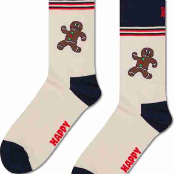 Happy Gingerbread Socks