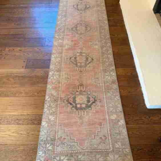 2’8”x10’6” Vintage Oushak Runner