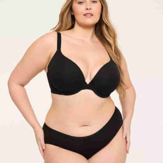 Cotton Boost Plunge Bra
