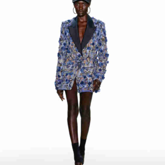 Single Button Blazer Dress