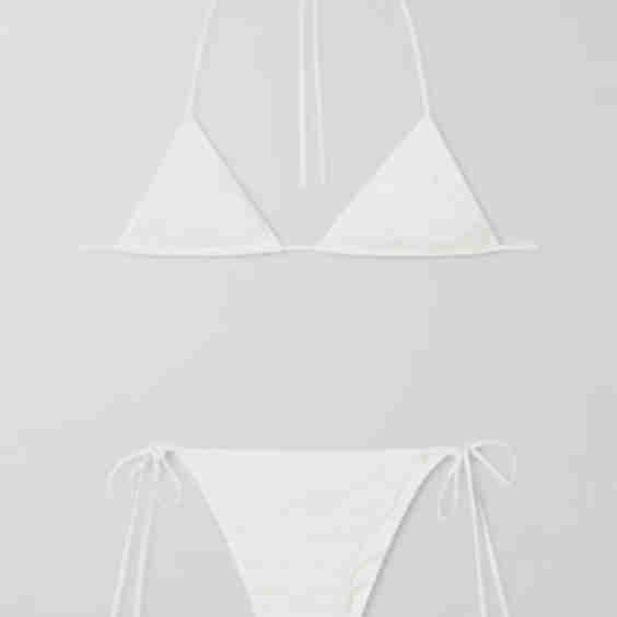 Mare Printed Halterneck Triangle Bikini Set