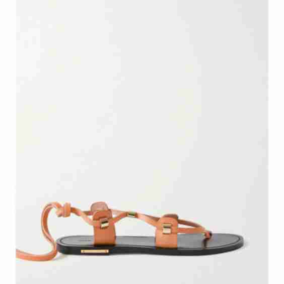 Anil Lace-Up Leather Sandals