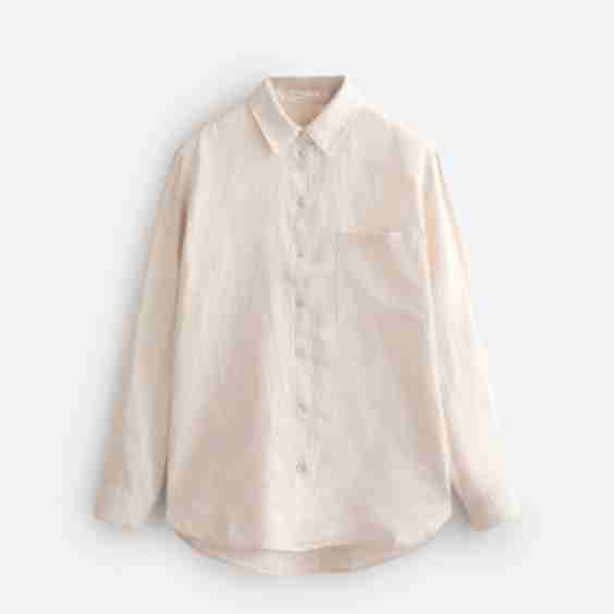 100% Linen Relaxed Shirt