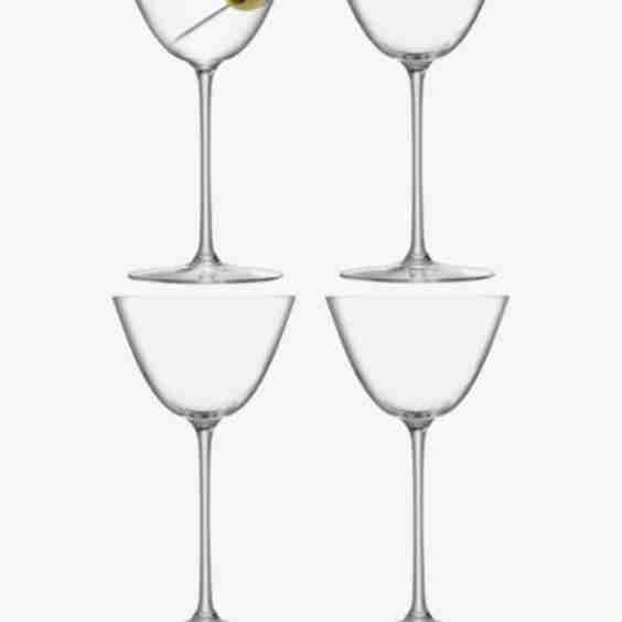 Borough Martini Glass 195ml - Set of 4