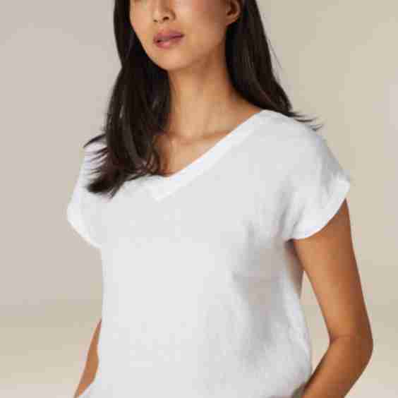 Organza Linen Reversible Top