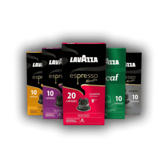 Variety Pack of Capsules Compatible with Nespresso Machines