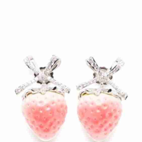 Strawberry Bowknot Earrings