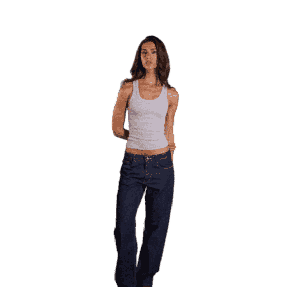 True Form/Raw Straight Fit Jeans