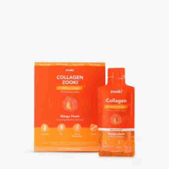 Super Strength Marine Collagen 11 000 Mg Mango Peach Flavour Liquid Sachets 30 X 18 5 Ml
