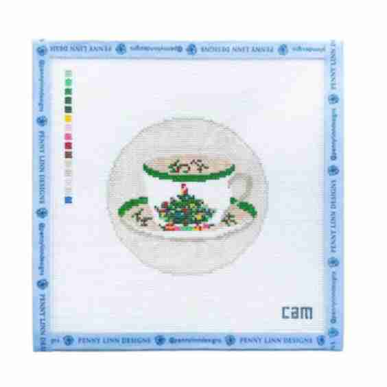 Christmas Cup Needlepoint Canvas