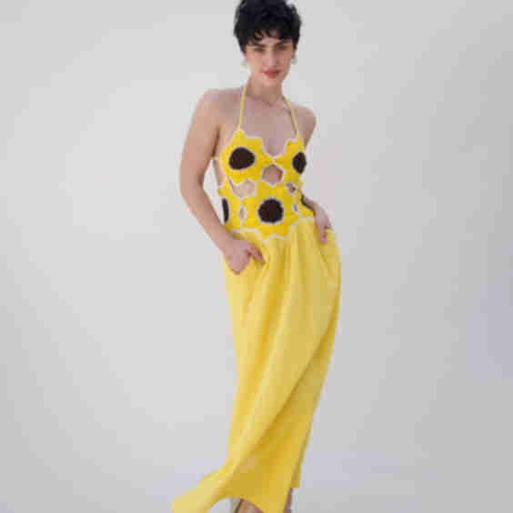Sunflower Maxi Dress