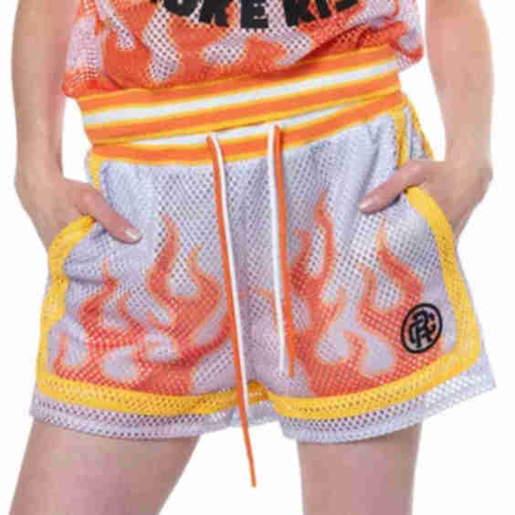 Flame Mesh Shorts