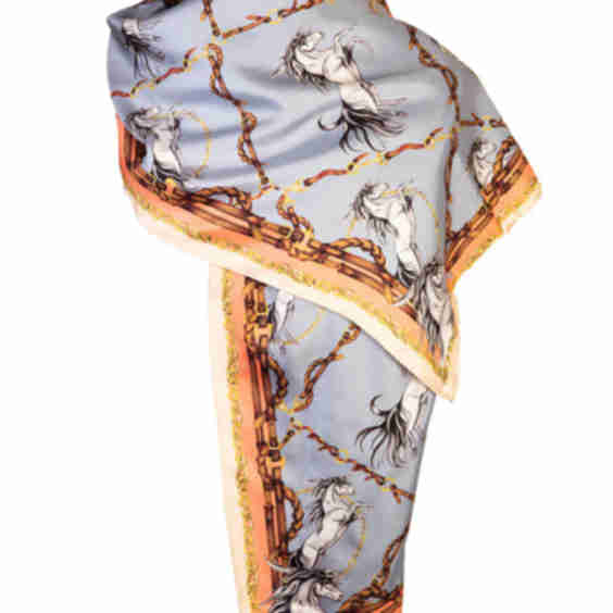 Rearing To Go Classic Silk Scarf