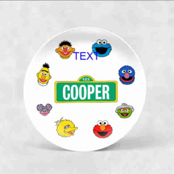 Personalized Plate | Sesame Street