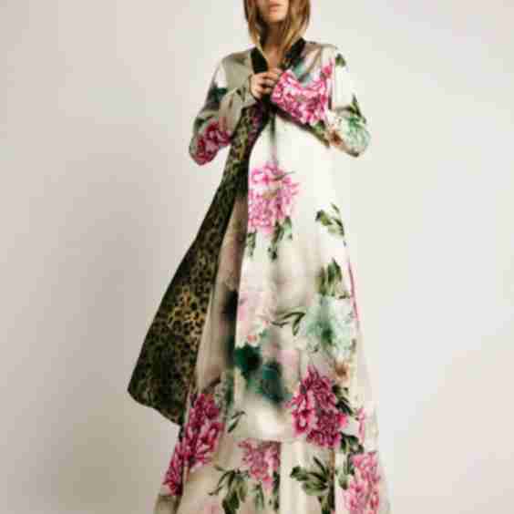 Norma Robe Rev Silk Strech  