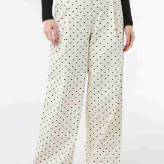 Wide Polka Dot Trousers