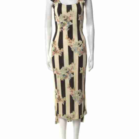 Floral Print Long Dress