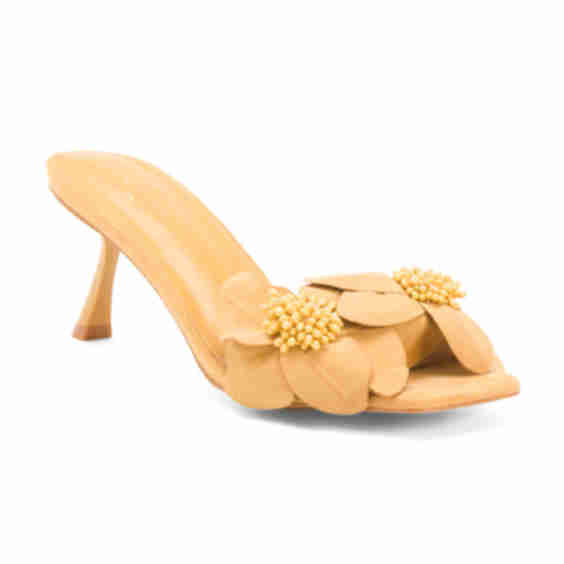 Sierra Slide On Heeled Sandals