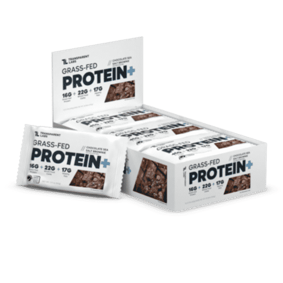 Chocolate Sea Salt Brownie Grass-Fed Protein+ Bars