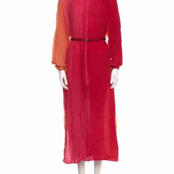 Restless Sleepers Silk Long Dress