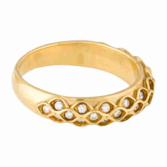 18K Diamond Band (Pre-Owned)