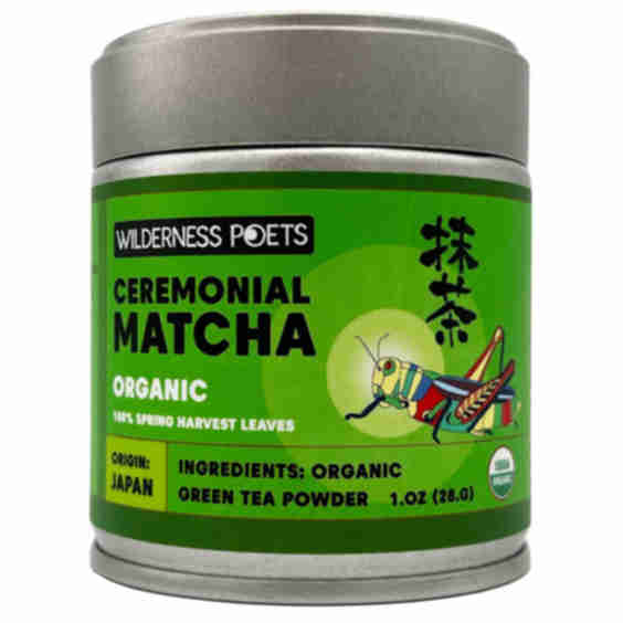 Organic Ceremonial Matcha Green Tea Powder 1 oz