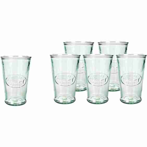 Jus de Fruits Collection - Set of 6 Recycled Tinted Glasses
