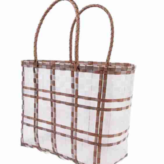Hamptons Basket Beach Tote Bag