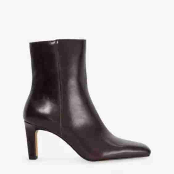 Ovation Leather Heeled Ankle Boots