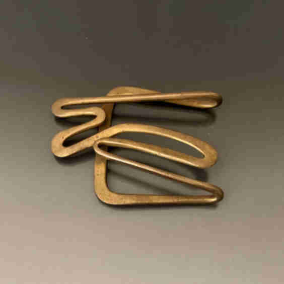 Vintage Bronze Money Clip