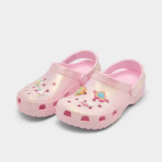 Girls' Toddler Crocs Unicorn Classic Clog Shoes