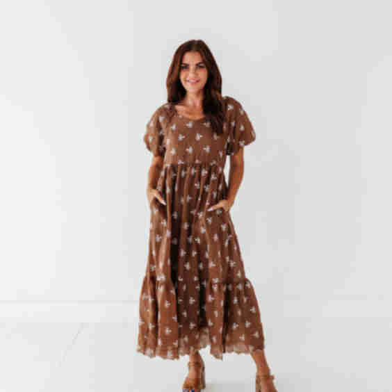 Sienna Embroidered Dress