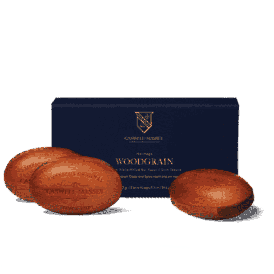 Woodgrain Sandalwood Bar Soap - 3pc Set