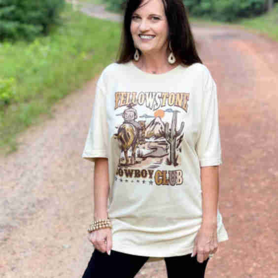 Cowboy Club Bella Canvas Tee