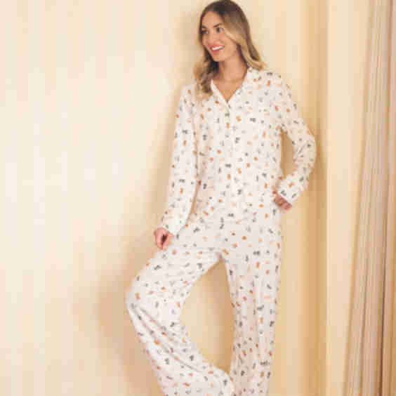 Button Down Set in Puppy Love