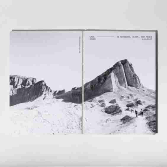 Blank Layflat Notebook - Desert
