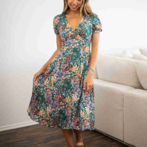 Tencel Gabrielle Midi Dress