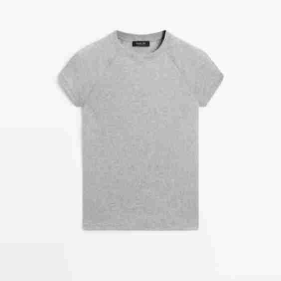  T-shirt With Short Raglan Sleeves