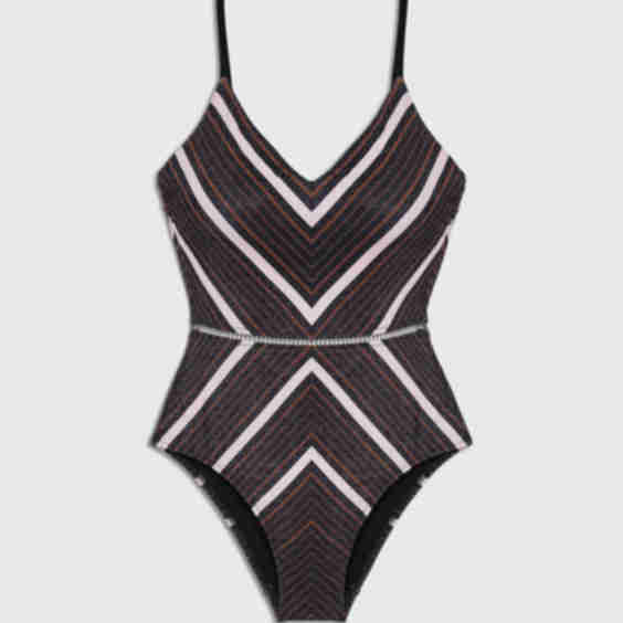 Arava Stripes Swim Dresses
