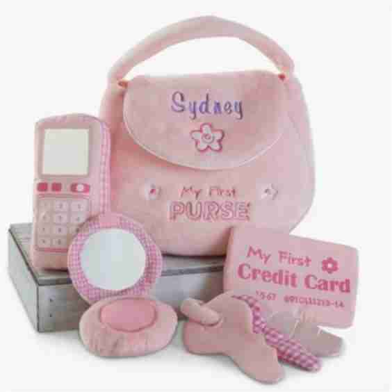 Personalized Girls First Toy Purse