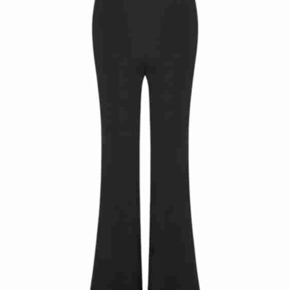 High Waist Flare Fitted Trousers