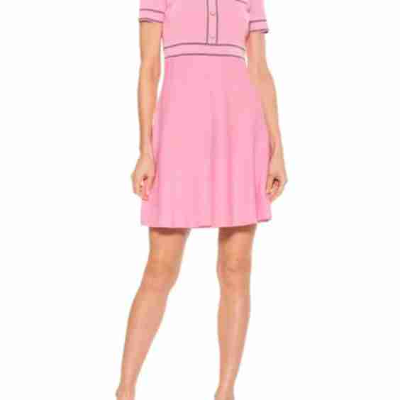 Jenna Knit Fit-&-Flare Dress