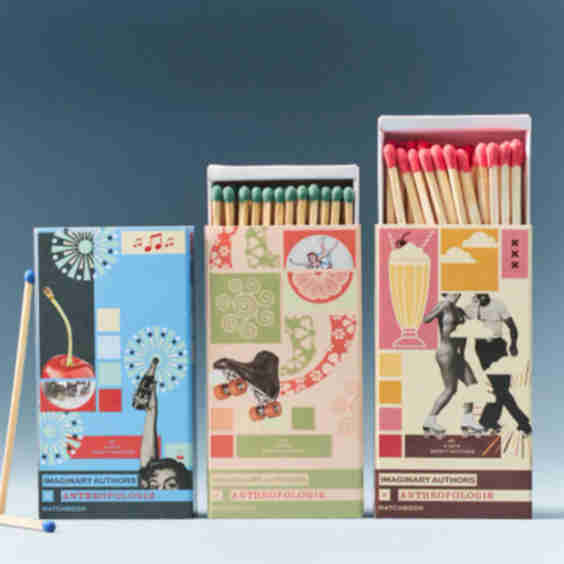 Imaginary Authors x Anthropologie Match Boxes, Set of 3