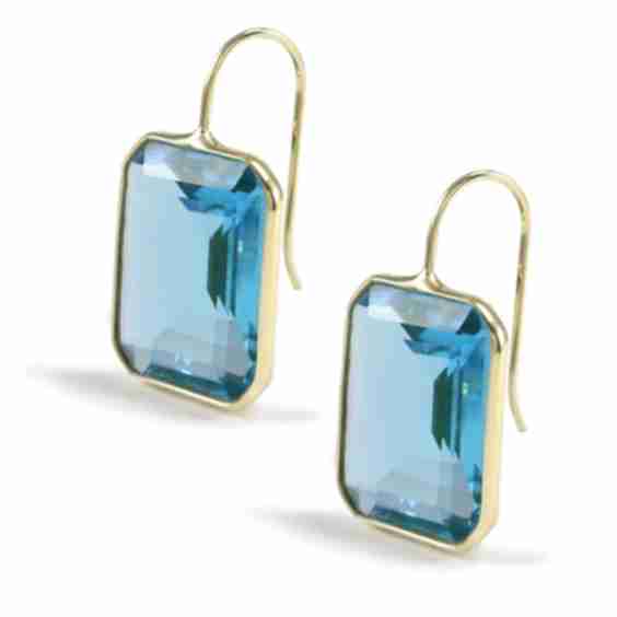Large Gemma Quartz Earrings