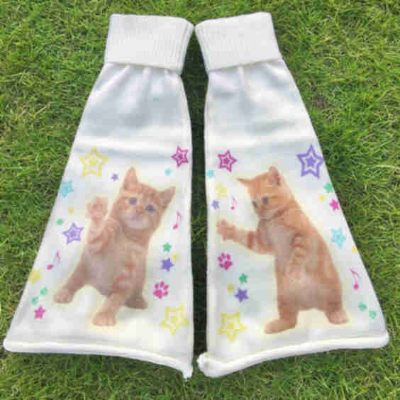 Kawaii Kitty Leg Warmers