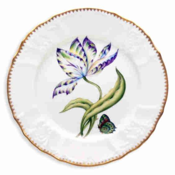 Old Master Tulip Porcelain Salad Plate