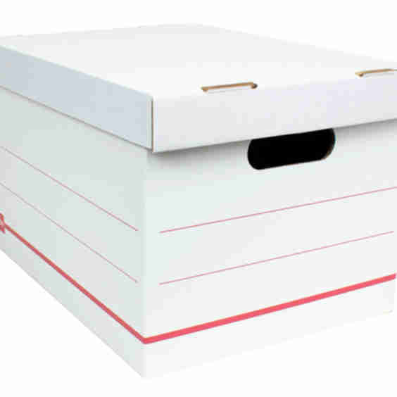 Standard-Duty Corrugated Storage Boxes, Letter/Legal Size, 60% Recycled, Pack Of 10