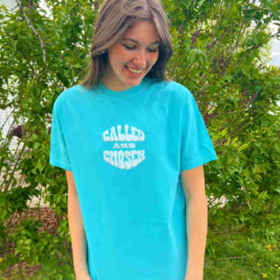 Puffy Called And Chosen Neon Colors Unisex Tee