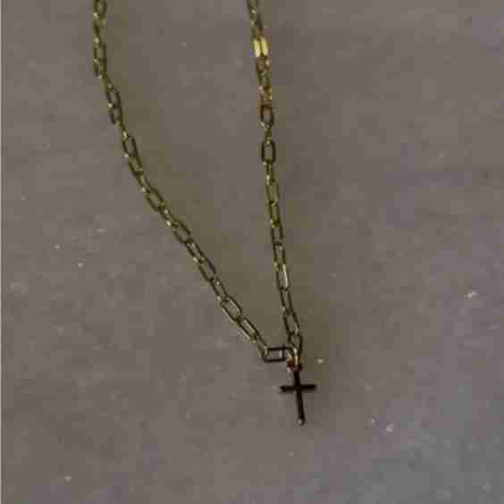 The Mj Cross Necklace