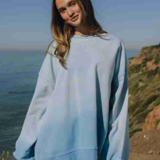 Oversized Crew Sweatshirt